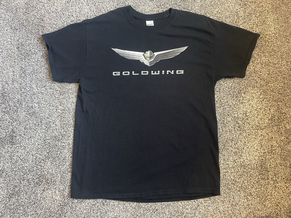 Gildan Honda Goldwing Short Sleeve Logo T-shirt Men's size Large